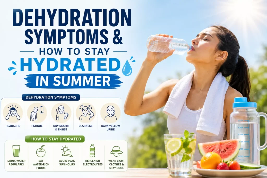 Dehydration Symptoms & How to Stay Hydrated in Summer